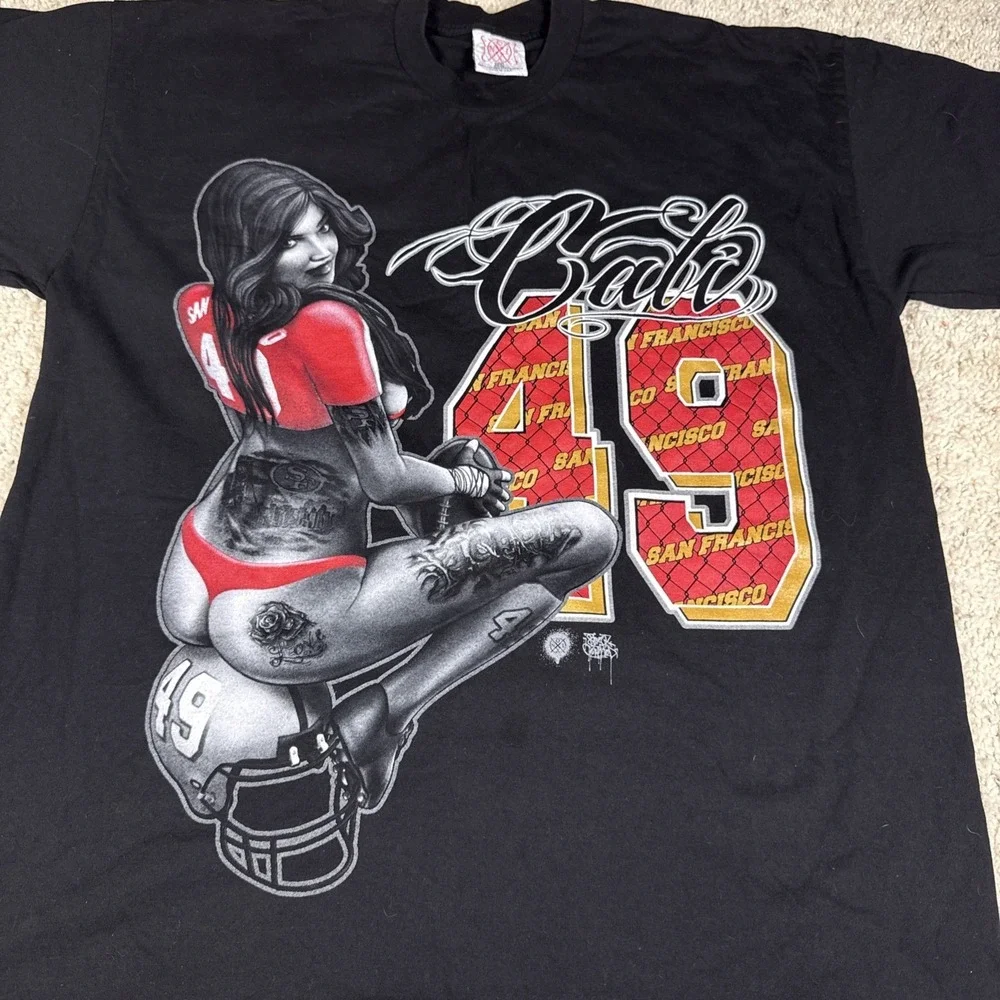 Y2K‎ NOIX San Francisco 49ers Babe Graphic T Shirt 3XL Made USA Street Certified